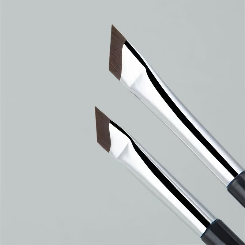 Multifunctional Ultra-Thin Makeup Brush - Fine Eyeliner Brush, Slanted Brow Brush, Eyeshadow Brush, and Face Brush